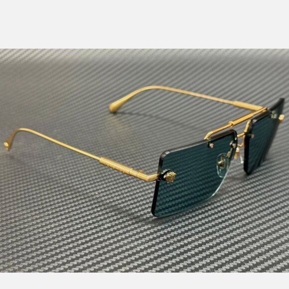Versace Womens 60mm Blue Sunglasses